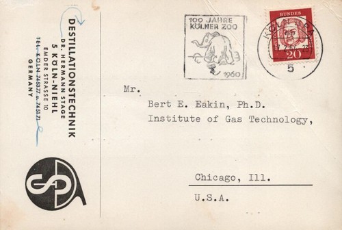 Cartolina germania 1964 - cartolina,