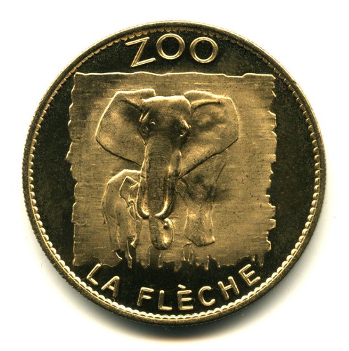 Fleche zoo eléphant - la,