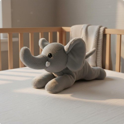 Peluche elefante sdraiato