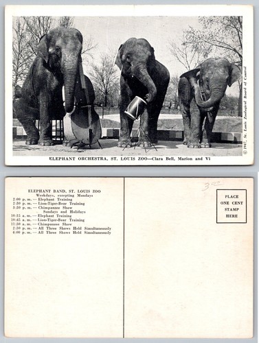 1947 louis zoo - st., elephant