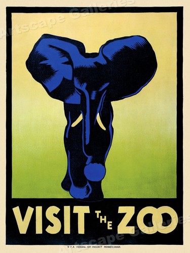 Poster arte wpa stile vintage - wpa,
